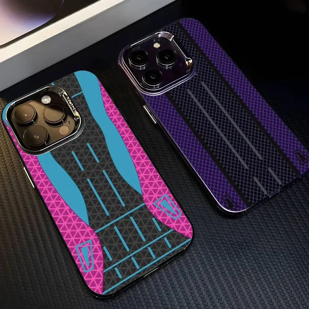 CS 2 Csgo حافظة هاتف جلدية لهاتف آيفون 17 16 15 14 13 12 11 Pro Max Air متعدد الألوان ماتي ليزر معدني أورورا فوندا