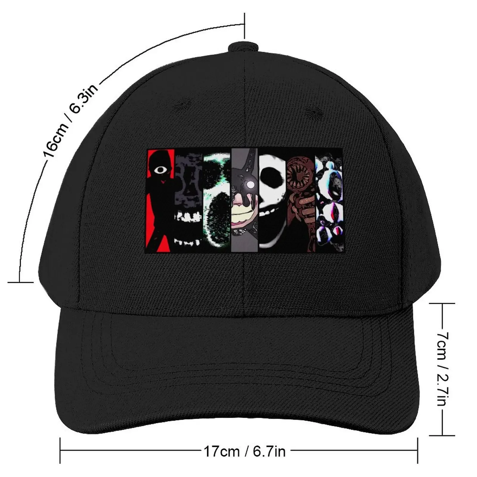 Doors - Seven Deadly Entities! Baseball Cap Hip Hop Luxury Hat cute Hat Luxury Brand Man Women's