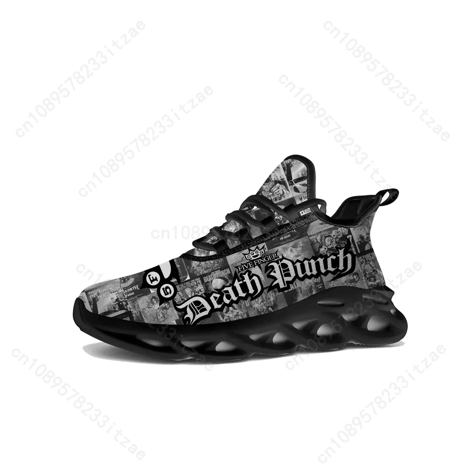 Five Finger Death Punch Flats Sneakers Mens Womens Custom Made Sports Running Shoes High Quality Sneaker Rock Band Shoe