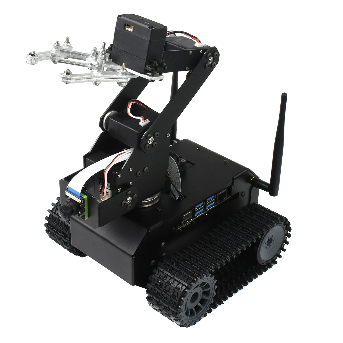 

JETANK AI Kit AI Tracked Mobile Robot AI Vision Robot Based on Jetson Nano Developer Kit (optional)