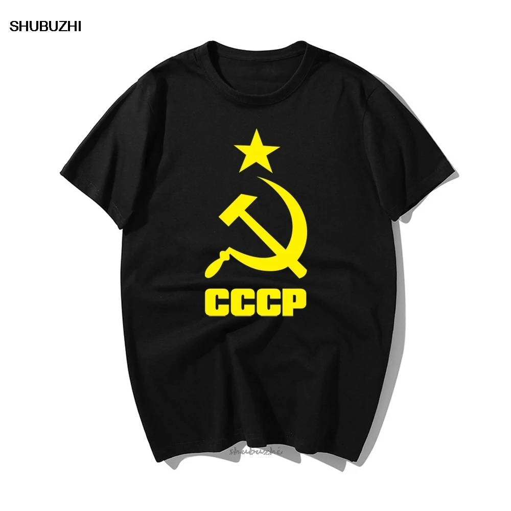 Новые футболки CCCP «Молот и серп» СССР мужская футболка с принтом Москва Россия повседневные футболки с короткими рукавами летняя мужская одежда Новые футболки CCCP «Молот и серп» СССР мужская футболка с принтом Москва Россия повседневные футболки с короткими рукавами летняя мужская одежда