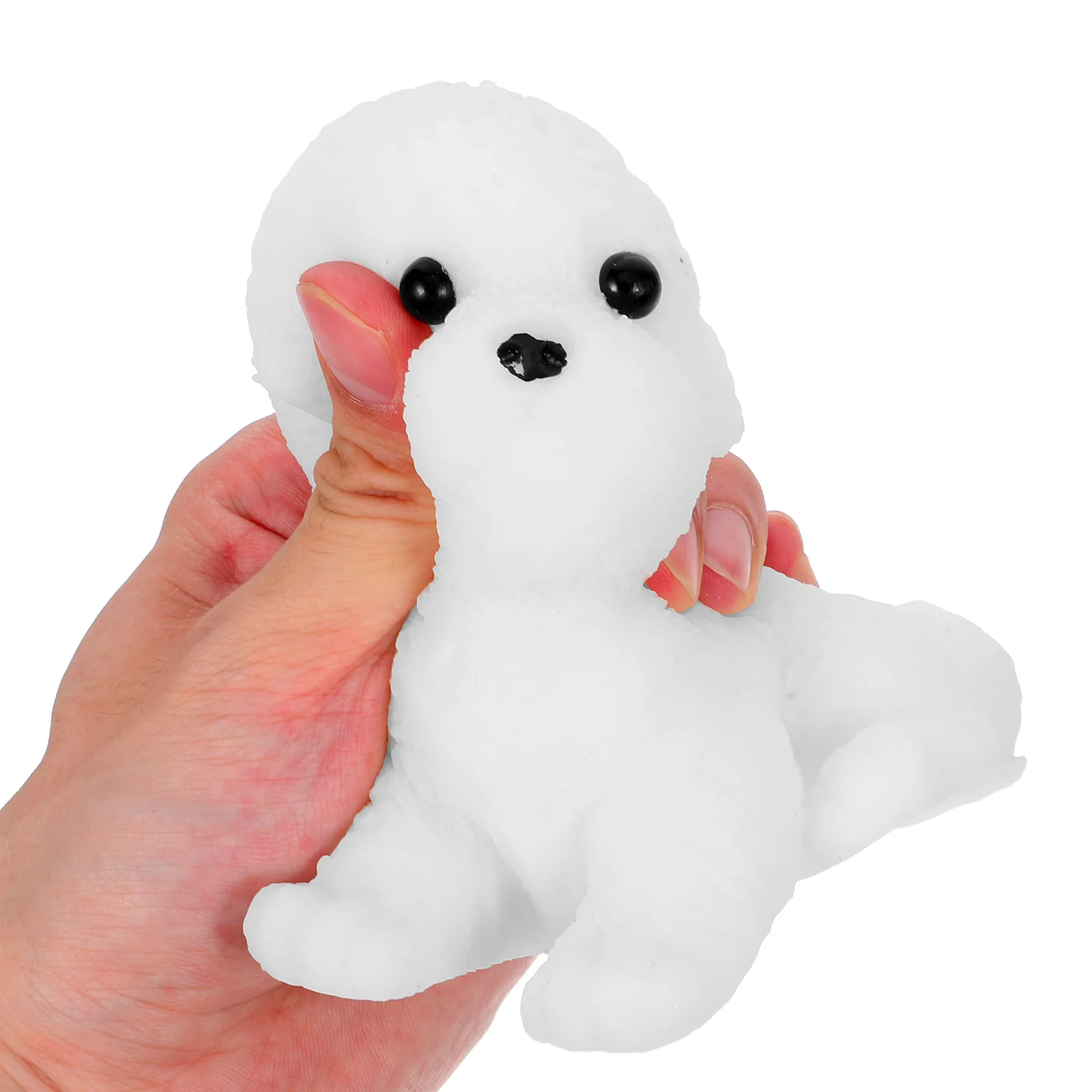 

Realistic Dog Squeeze Soft Fake Puppy Squishy Pinch Portable Home Office Travel Stress Relief Decompress Squishy Dog