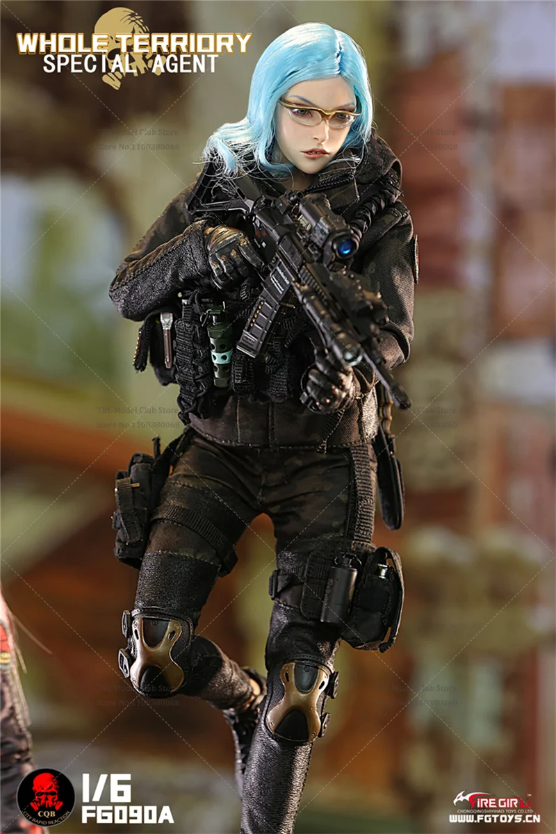 Jouets Fire Girl FG090, vêtements féminins à l'échelle 1/6, équipe tactique, combinaison de Combat de Camouflage militaire pour soldat figurine d'action de 12 pouces