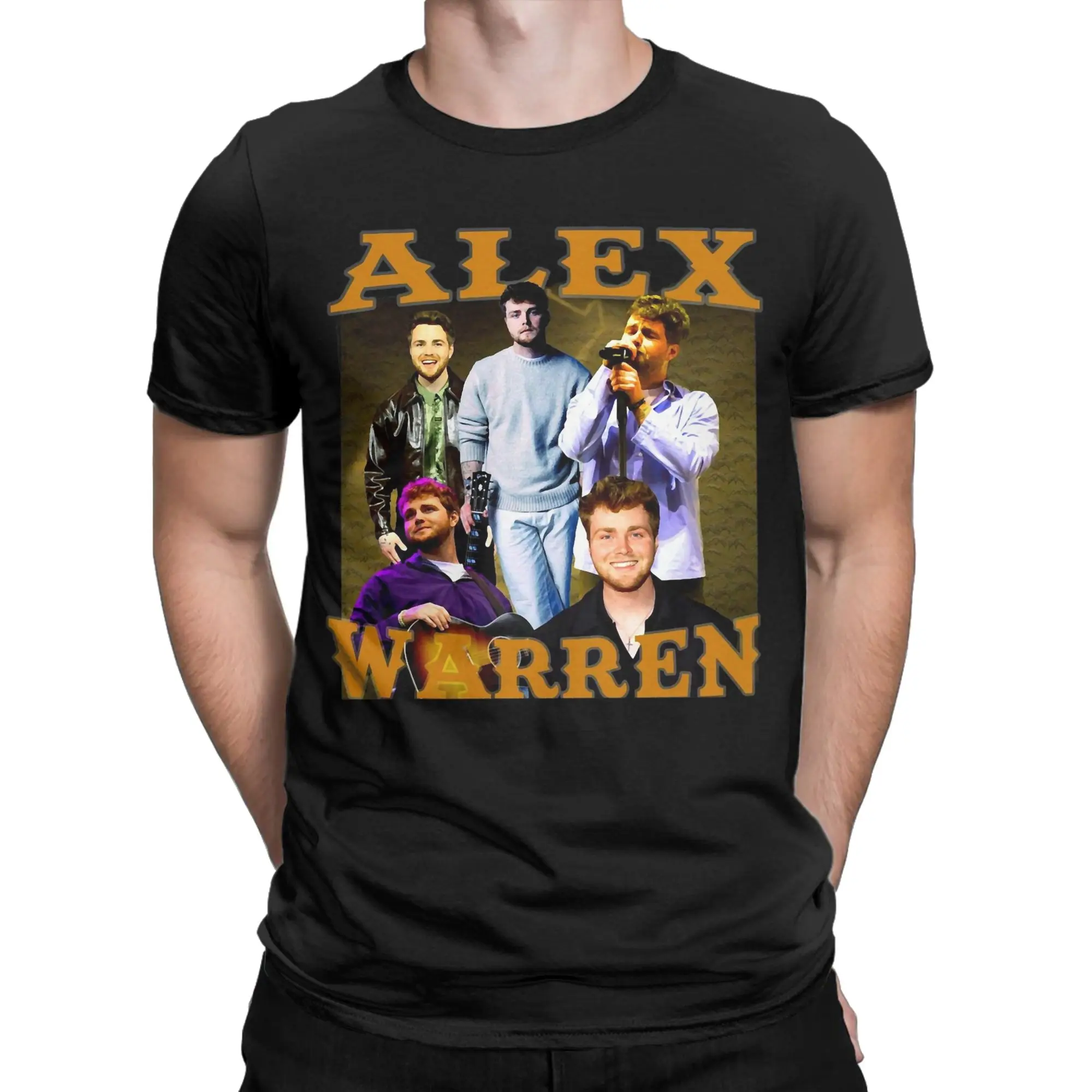 Awesome Alex Warren Tour 2026 T-Shirt for Men Crewneck Pure Cotton T Shirt  Short Sleeve Tees Plus Size Clothes