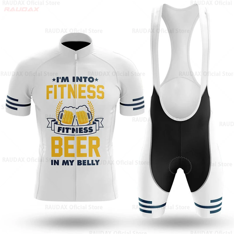 

New 2022 Beer Pattern Cycling Jersey Set Cartoon Cycling Clothing Summer Road Bike Suit Bicycle Bib Shorts Maillot Ropa Ciclismo
