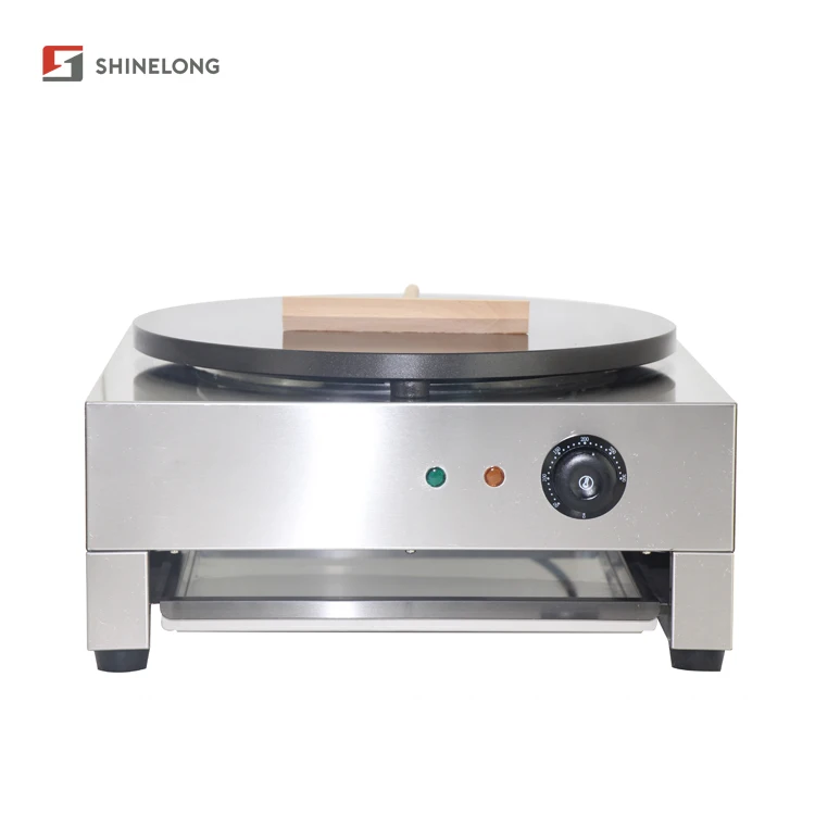 Multifunction Single Plate Gas Crepe Machine Makers Commercial for Sale
