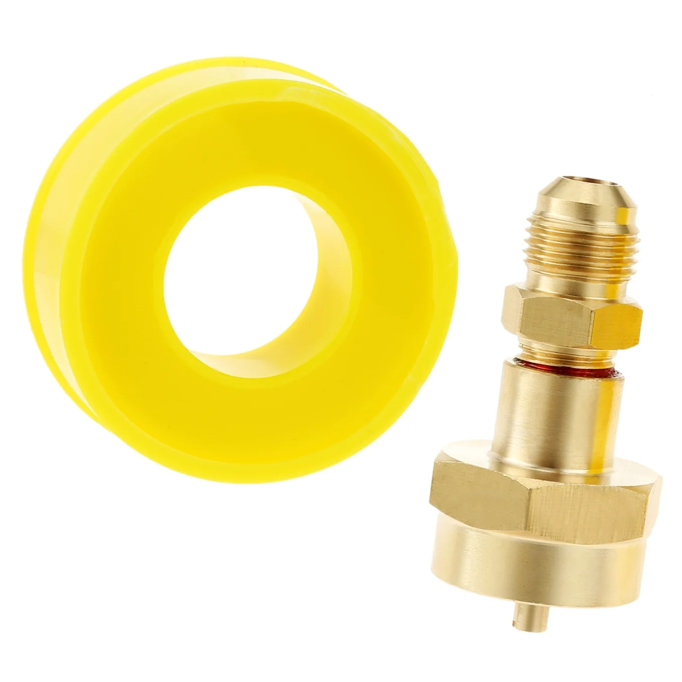 

Brass Adapter 3/8" Male Flare Thread Hook Up High Pressure Extension Hose 3/8" Female Flare 1LB Propane Tank for Mapp Gas Torch