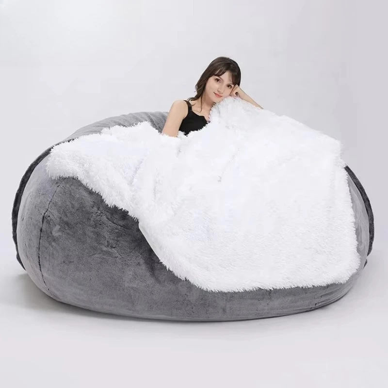 Beanbag Sofa,Bean Bag Sofas Lazy Sofa Bean Bag Chairs Giant Bean Bag Chair Fabric Deckchair Jacket