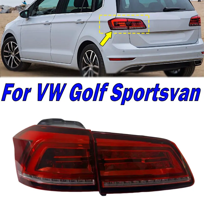

Автомобильный задний фонарь в сборе для Volkswagen vw Golf Sportsvan, авто задний фонарь, сигнальная лампа дальнего света, предупредительный стоп-сигнал