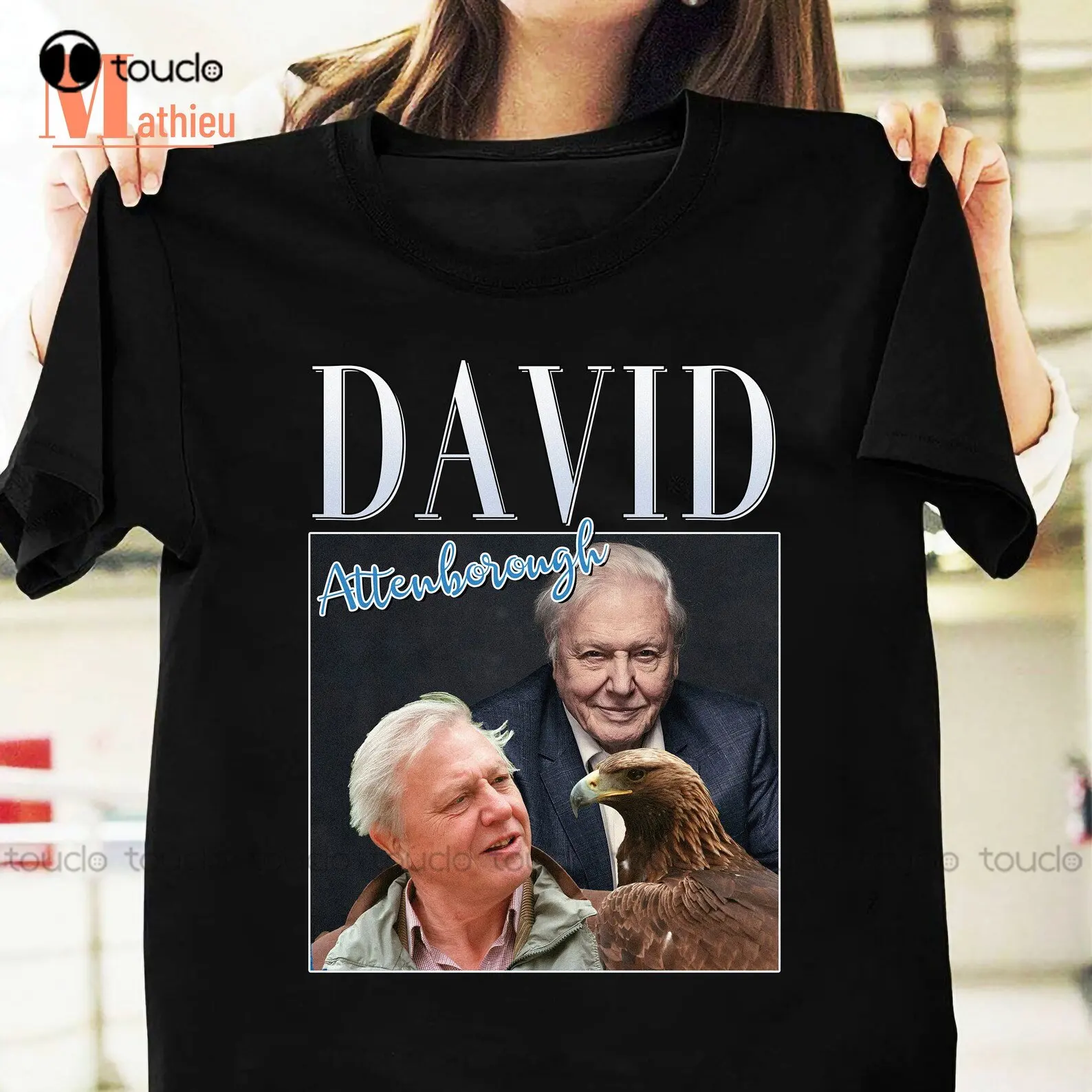 

David Attenborough T-Shirt Biologist Shirt Tshirt Men Custom Aldult Teen Unisex Digital Printing Tee Shirts Xs-5Xl Printed Tee