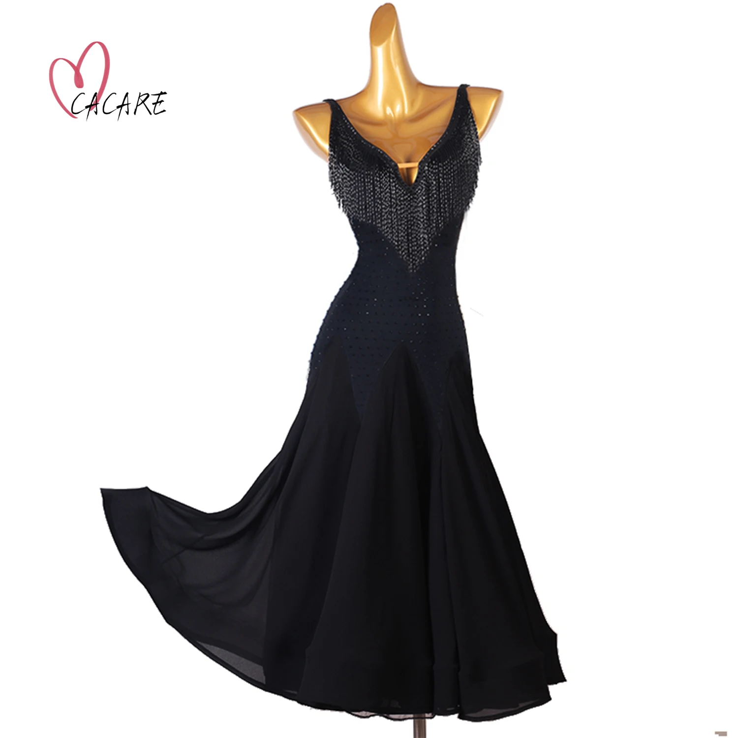 2024 Ballroom Dance Wear Clothing Female Dance Suit Waltz Dress High Quality Modern Dance Dress Stage Costume Flamenco 1494