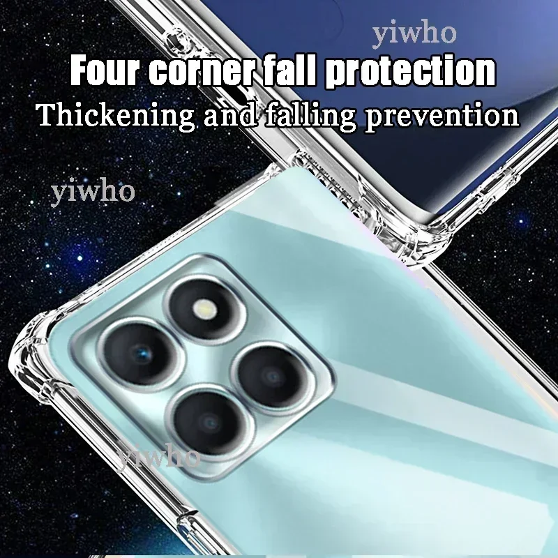 เคสใสบนหัวเว่ย Honor X6a เคส TPU เนื้อนิ่มบางบางแบบซิลิโคน X8a X9a X8 X7 X5 X9 5G 4G