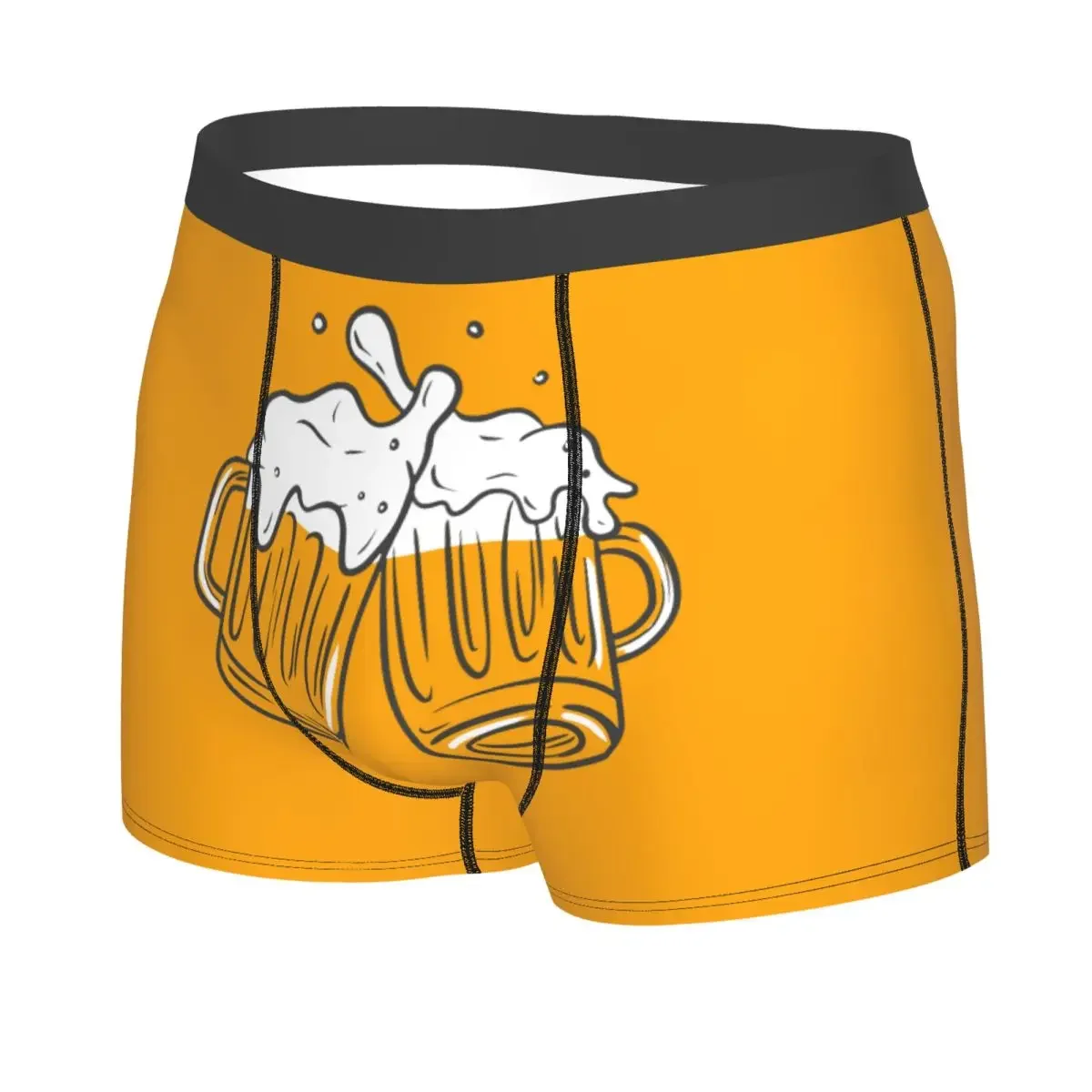 Custom Cool Beer Boxers Shorts Panties Male Underpants Comfortable Briefs Underwear