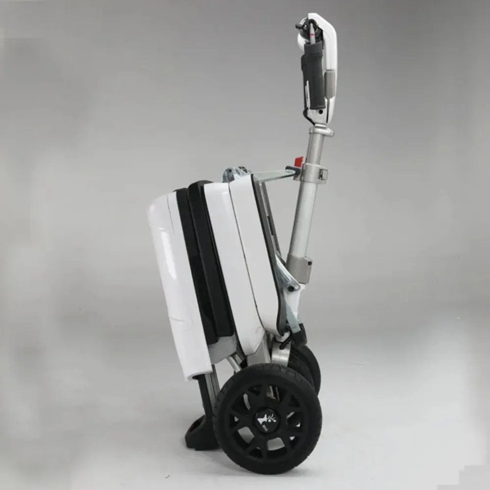 leisurely folding case mobi three wheels mobility electric scooter