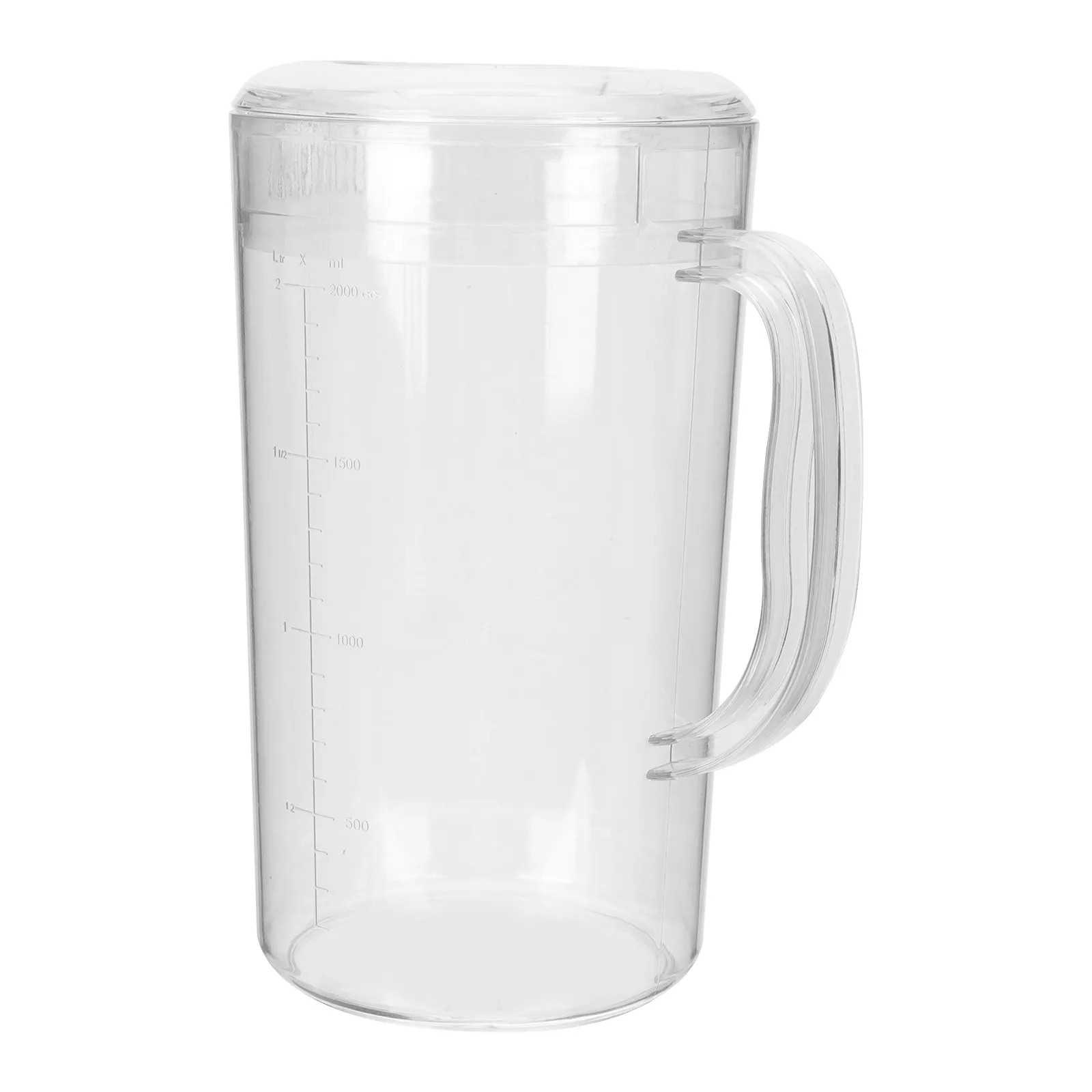 Sturdy Acrylic Cold Water Kettle Large Capacity Beverage Pitcher for Water Juice Milk Wine Iced Tea Scented Tea Home Restaurant