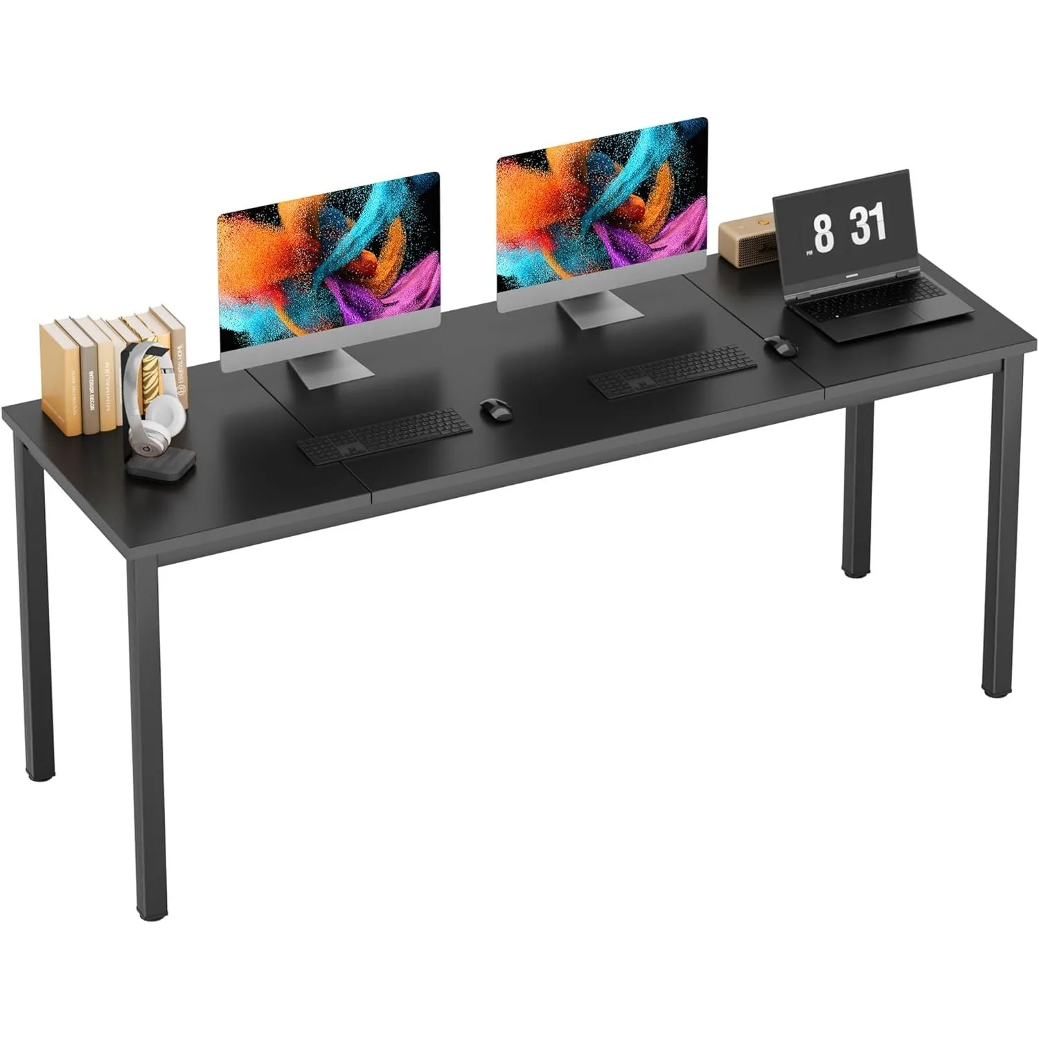 o*-Large Computer Desk 70.8 x 23.6 inches Conference Table Large Office Desk Writing Table Workstation for Home Office