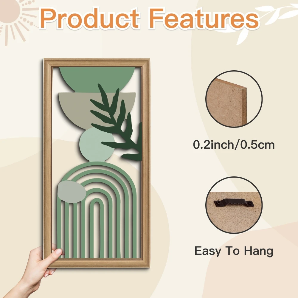 Boho Wooden Wall Art 6