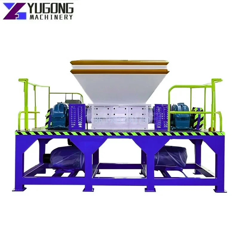 

High Quality Tire Shredder Waste Car Crushing Recycling Machine Industrial Plastic Rubber Tyre Shredder Machine for Portugal