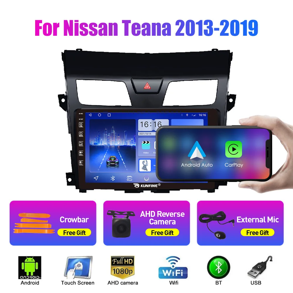 2013–2019 Android In-Car Navigation System (GPS & Backup Camera Integrated Unit)