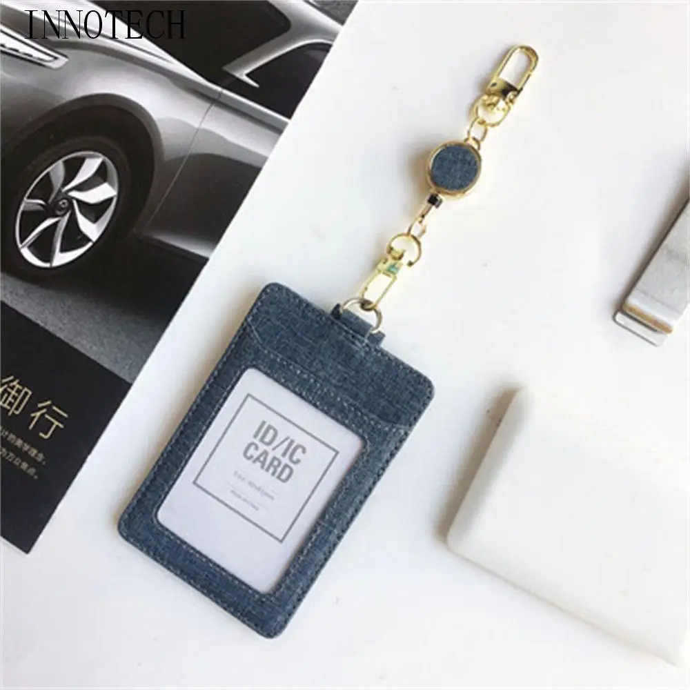 

Extendable Retractable Badge Reel Pull Keyring Easy Pull Buckle ID Lanyard Key Ring Name Tag Chest Card Metal Badge Holder