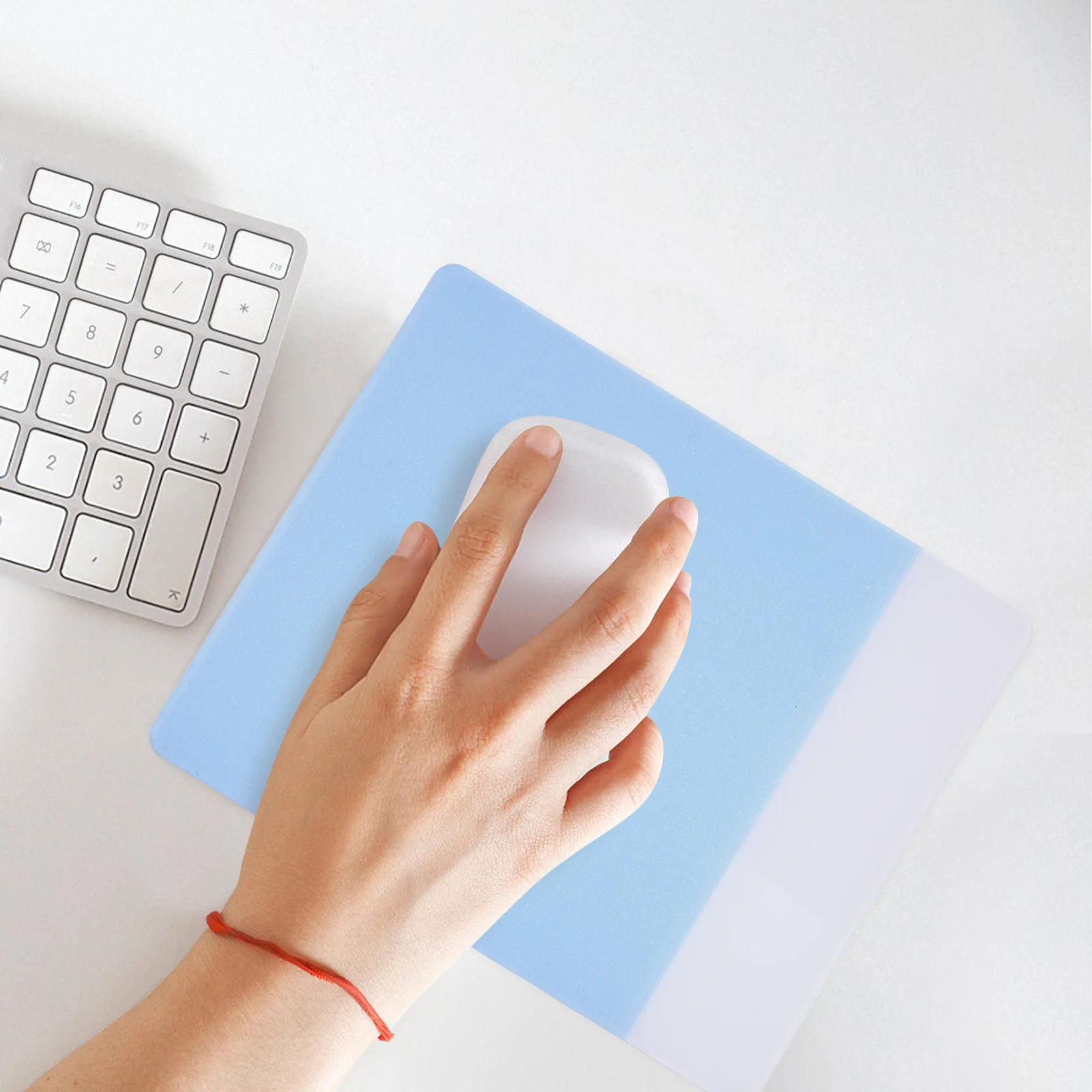 

Acrylic Mousepad Nonslip Base Stable Design Easy to Clean Multiuse Desk Mat for Gaming and Decoration Acrylic Desk Accessories