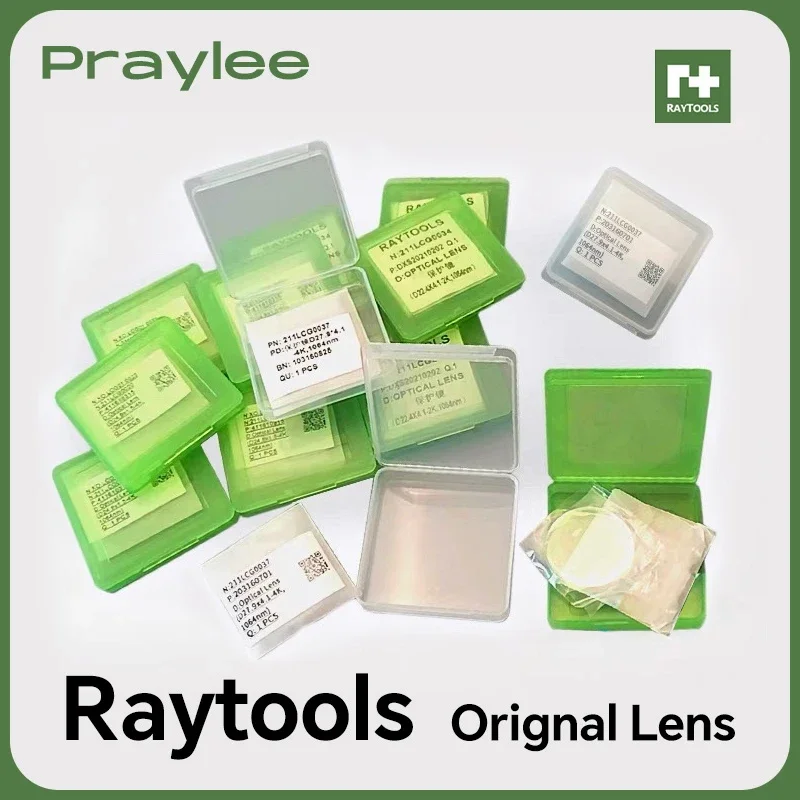 Original Raytools Fiber Laser Protective Lens 24.9x1.5 27.9x4.1 37x7 10kw Laser Protective Windows for Raytools BM111 BM110