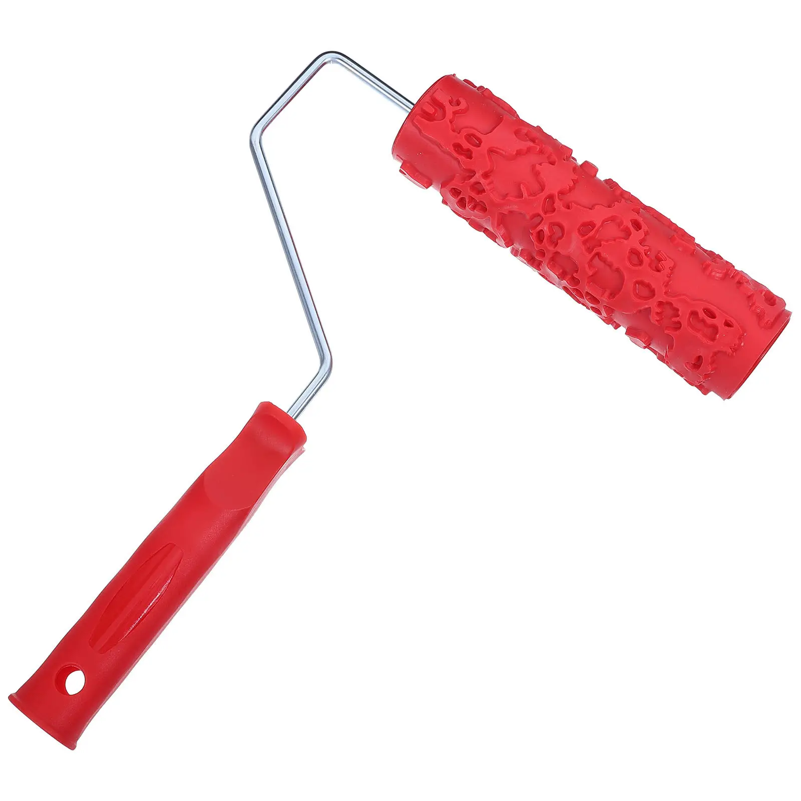 Texture Paint Roller Rubber Pattern Embossing Roller For Wall Furniture Floor Diy Art Painting Tool Wall Paint Roller