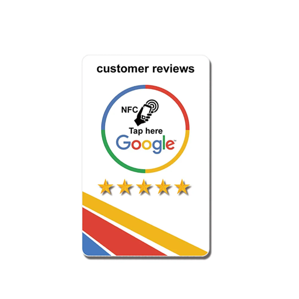 NFC Cards Google Review Card Increase Your Reviews Universal  NFC215 RFID ISO14443A 504Bytes NFC Tag Card