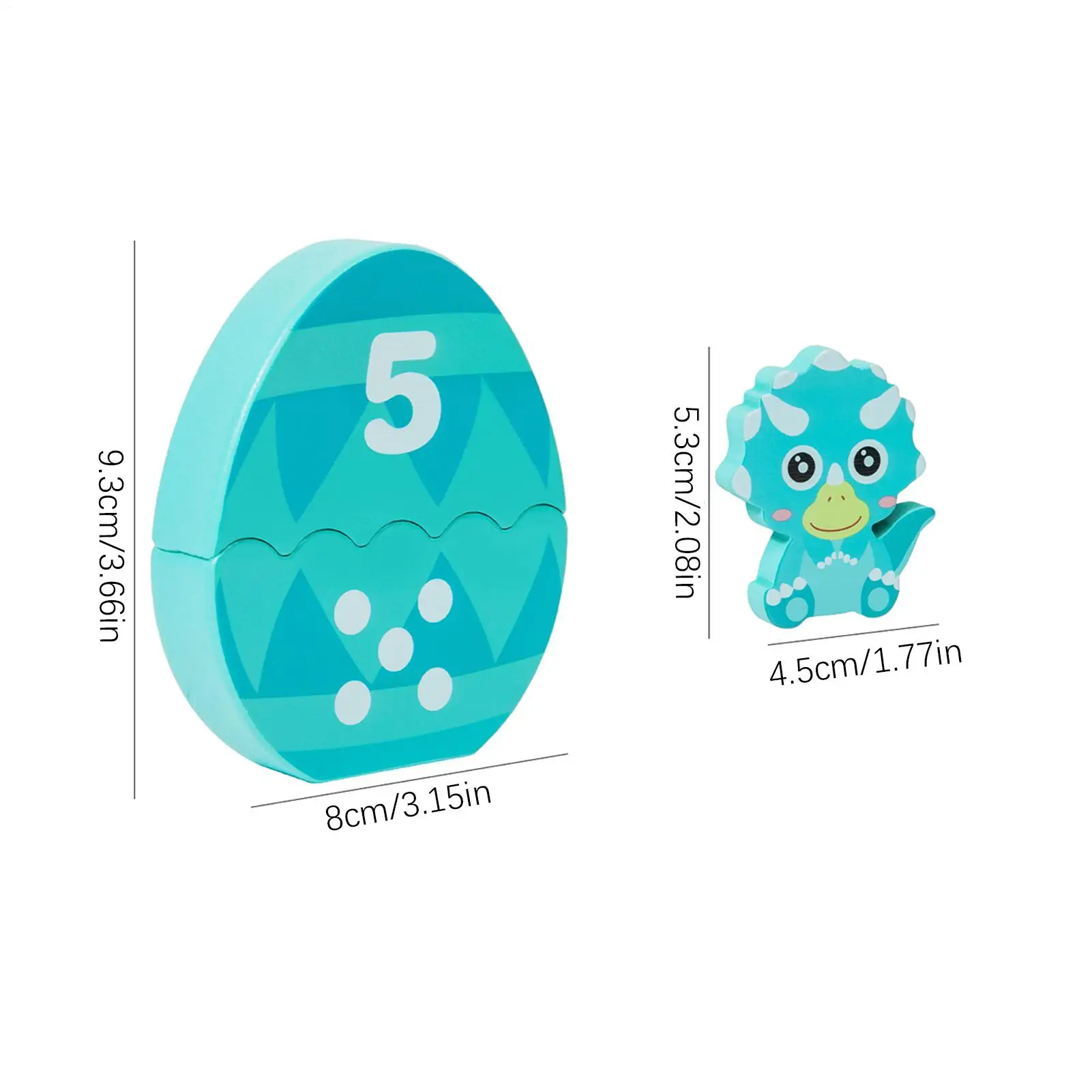 Jogo de Ovos de Dinossauro de Encaixe, Brinquedo de Classificação de Formas de Madeira, Aprendizagem Montessori para Crianças em Idade Pré-Escolar, Jogo para Sala de Aula, Aniversário