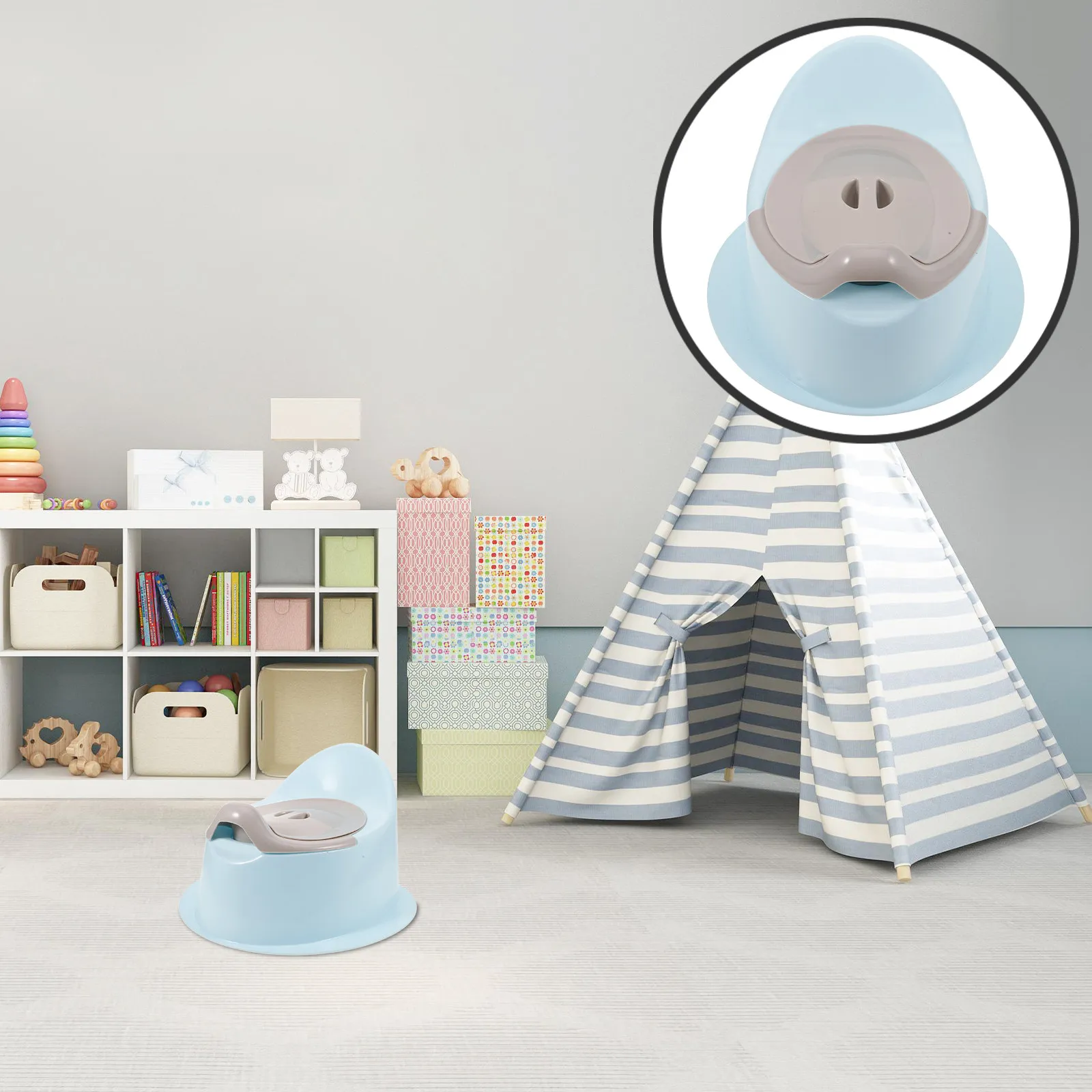 

Детский дорожный горшок: прочное портативное сиденье для унитаза, легкое тренировочное кресло для малышей, для кемпинга, пикников и домашнего использования