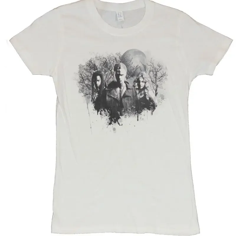 Twilight Ladies T Shirt Black and White Bad Vampires Pic Apparel