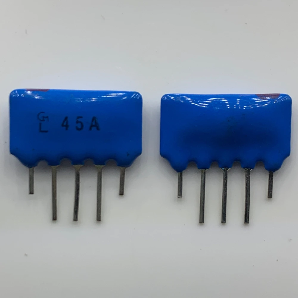 50pcs/imported ceramic filter SAF45MA210Z 45MHZ 45M 45A in-line 5-pin blue