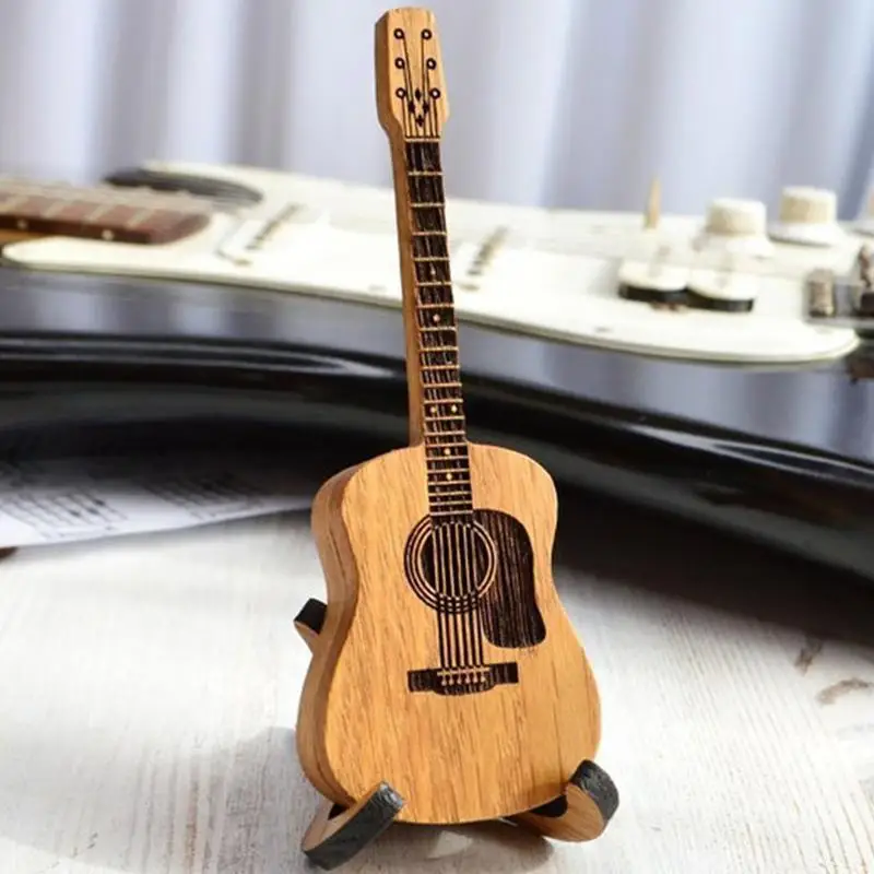 Estuche de exposición para púas de guitarra, organizador de púas de guitarra acústica de madera, contenedor de almacenamiento para púas de guitarra, estante en forma de guitarra para exhibición de púas de bajo