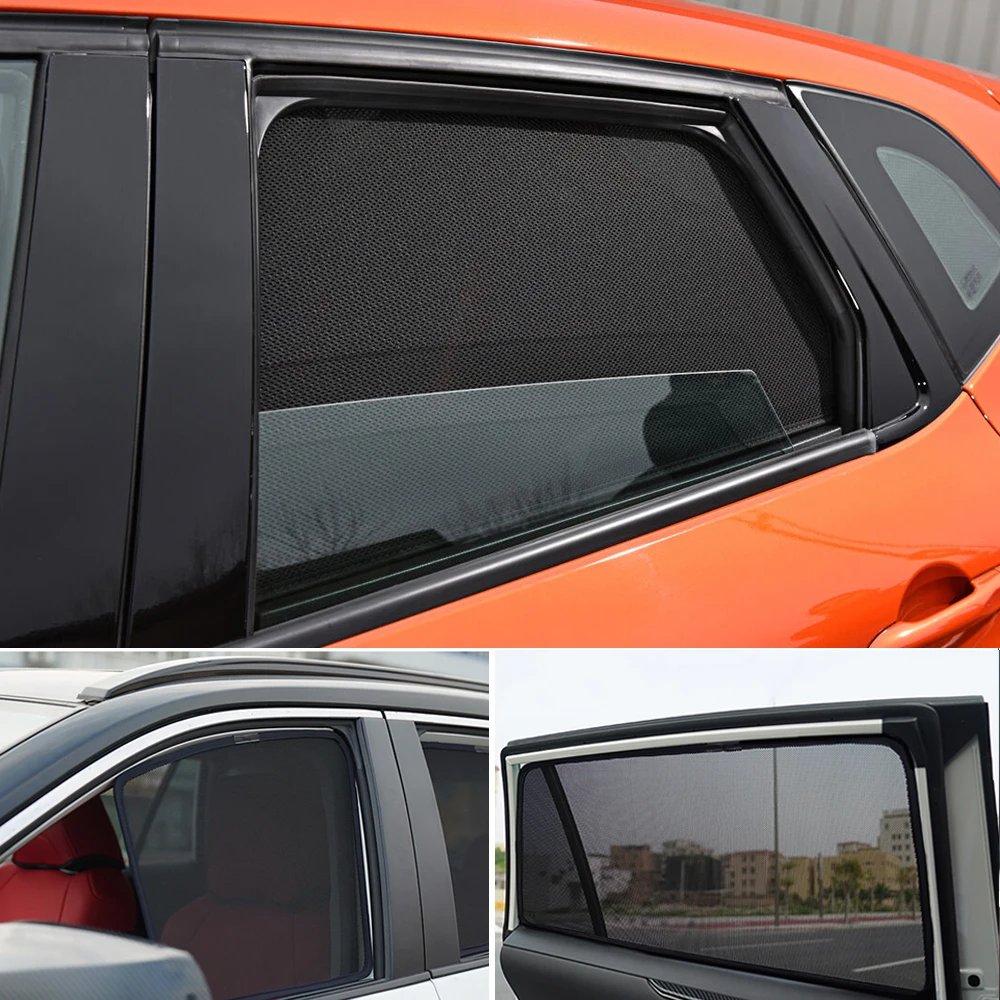 For Chevrolet Holden Trax U200 2013-2020 Magnetic Car Sunshade Shield Front Windshield Curtain Rear Side Window Sun Shade Visor