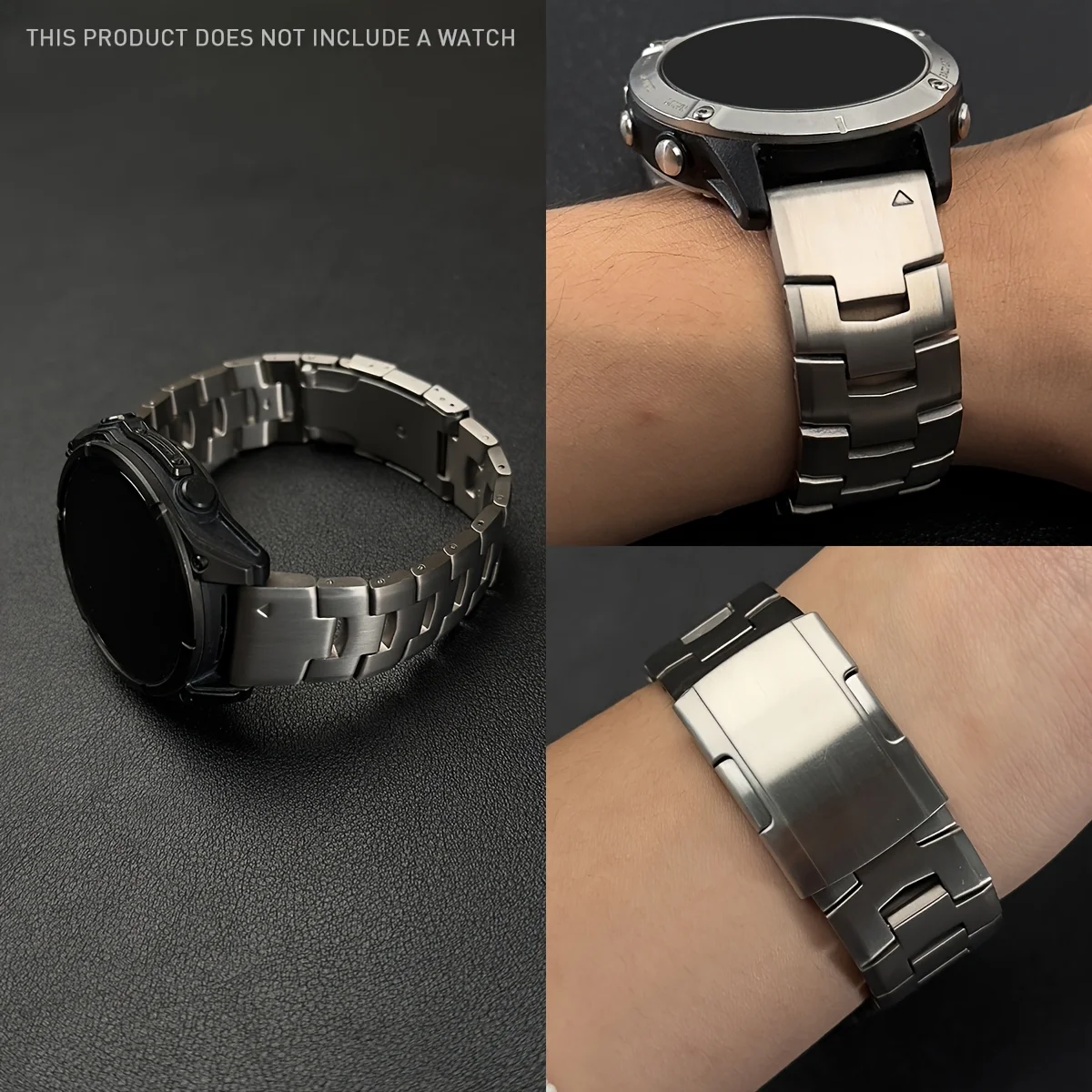Titanium Metall QuickFit Uhrenarmband 22mm 26mm für Garmin Fenix 8 7 7X 6 6X Pro 5 5X Plus Forerunner 945 935 Premium – Detail 8