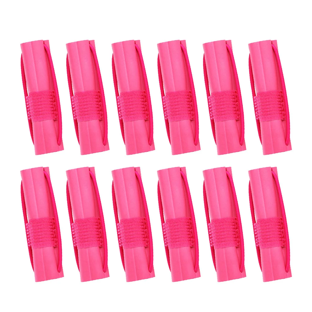 

12pcs Self Grip Rollers Easy To Use Diy Curlers For All Hair Types Heatless Styling Tools Self-Adhesive Hair Roller