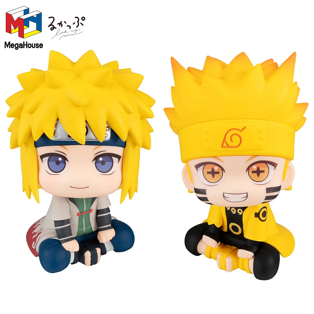 

MegaHouse Look up Series Minato Namikaze & Naruto Uzumaki Six Paths Sage Mode (Naruto: Shippuden) 11cm Anime Model Figure Toys