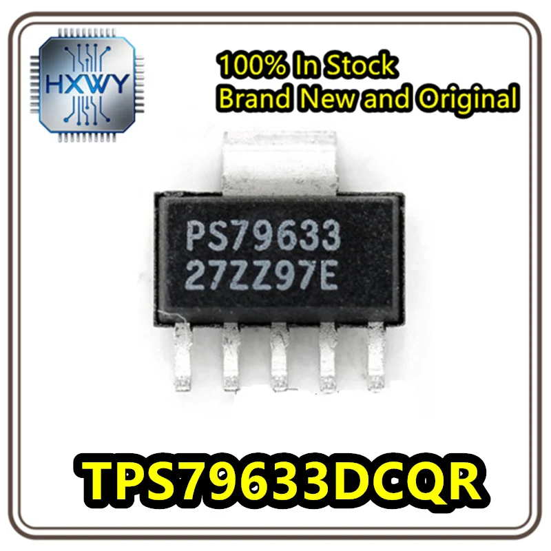 (5/20 Pieces) TPS79633DCQR PS79633 SOT223-6 LDO Linear Regulator Brand New Original In Stock Chip IC