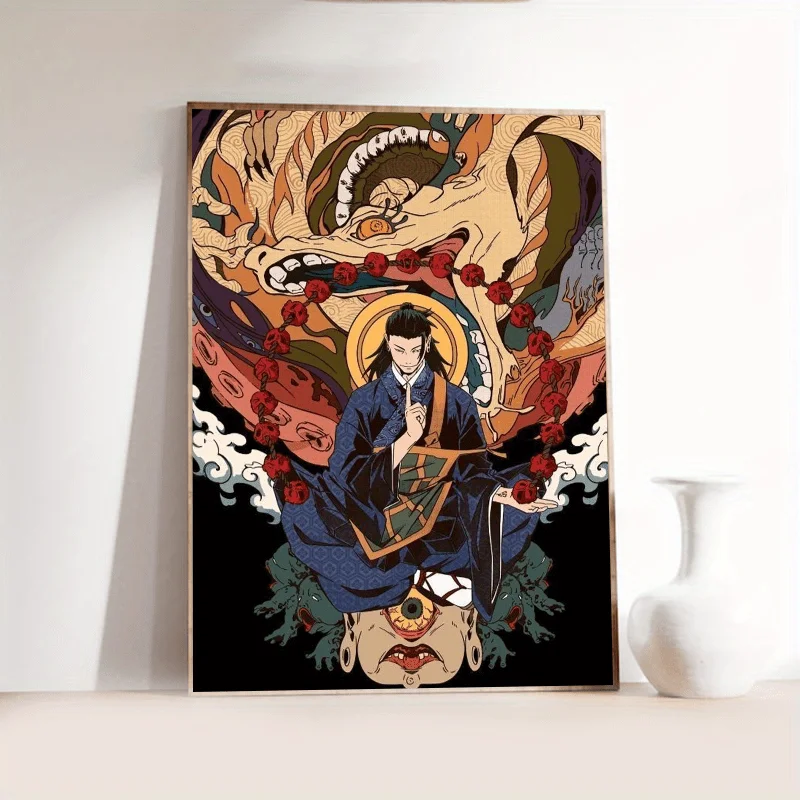 Anime 5D DIY Platz & Runde Diamant Geto Suguru Figur Malerei Set Mosaik Kunst Hause Dekoration Geschenk Für Wohnzimmer bar Rahmenlose