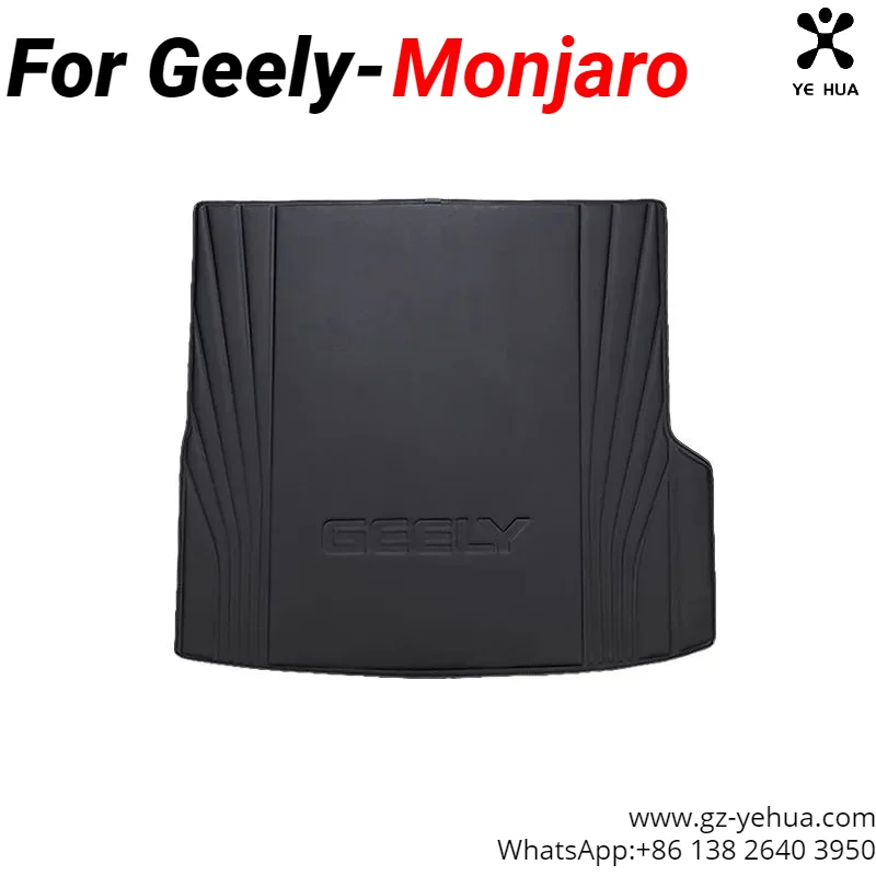 For GEELY Monjaro Manjaro Xingyue L KX11 2021-2023 Leather Trunk Mat Vehicle Supplies Accessories for Vehicles Car Accessories