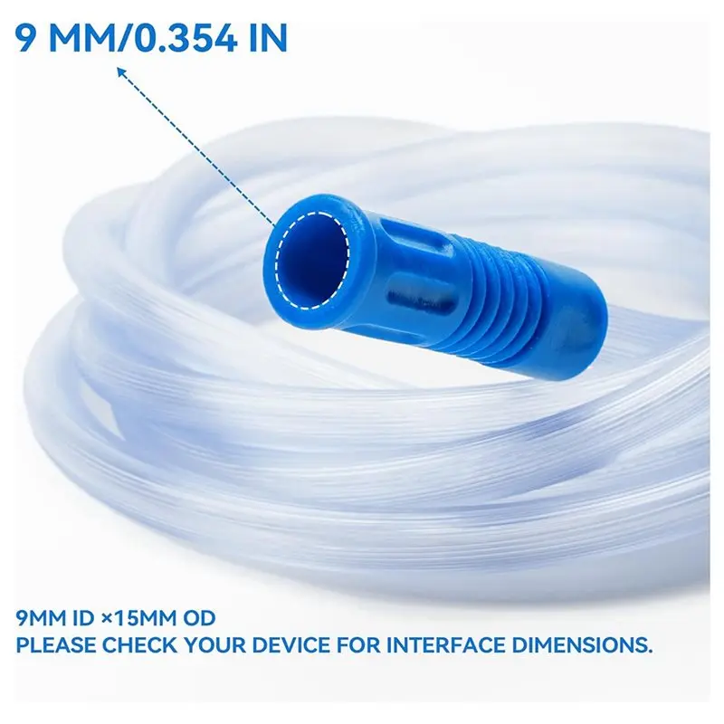 AB46-For Various Devices Compatible-For 2 Pcs Extended Suction Connection Tube, 5.9 Feet-Flexible& Durable Design