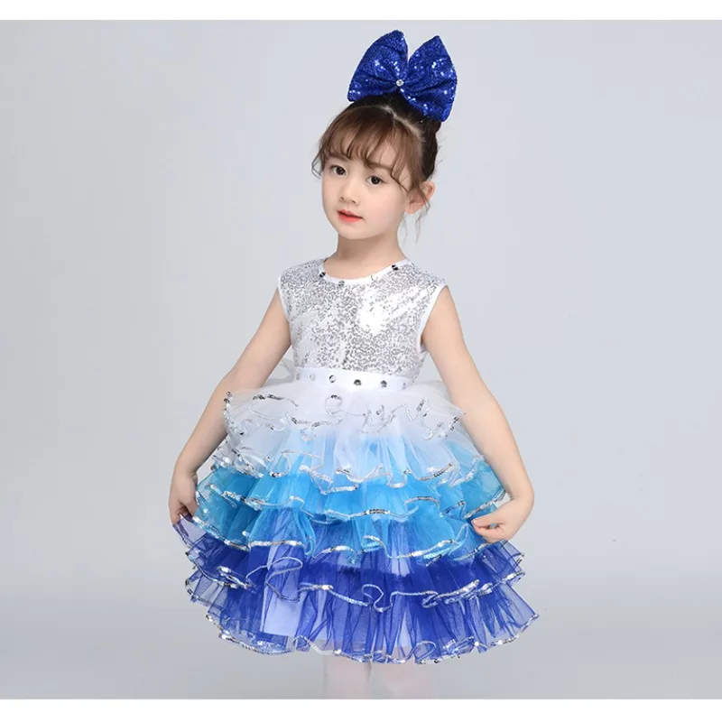 Kinder chor Kostüm Tanz Performance flauschigen Rock