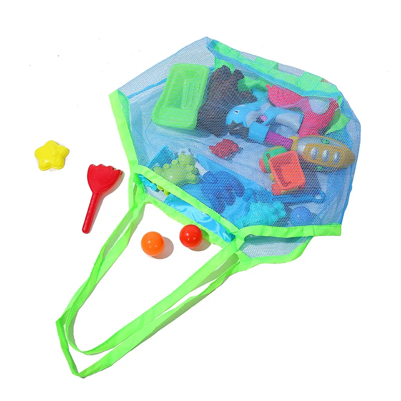 

Children Handbag Protable Mesh Bag Kids Bath Toys Storage Bags Swimming Large Beach Bag for Towels Women Cosmetic Makeup Bag