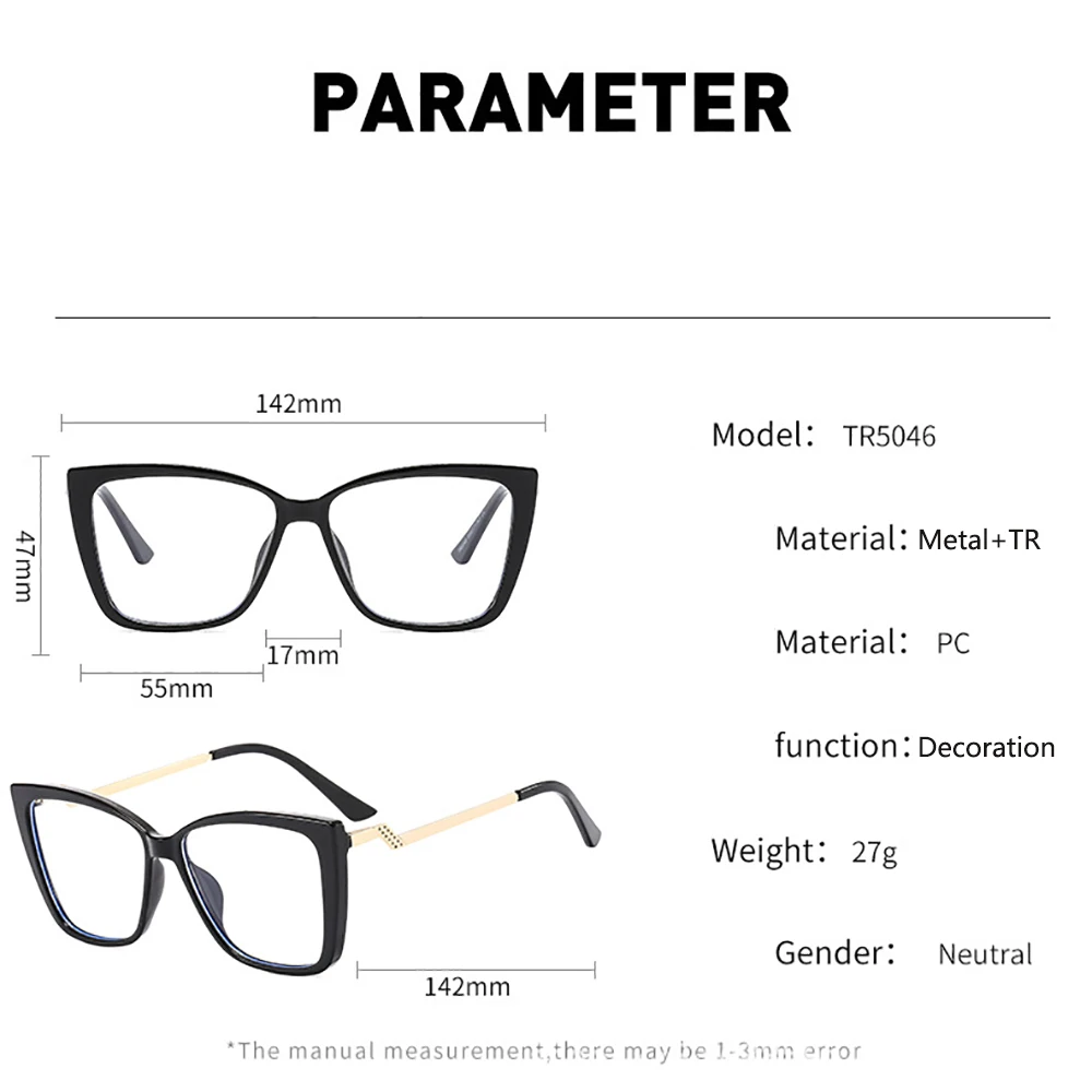 Женские винтажные очки с защитой от синего света, ультралегкие очки кошачий глаз, модные брендовые дизайнерские высококачественные очки для украшения