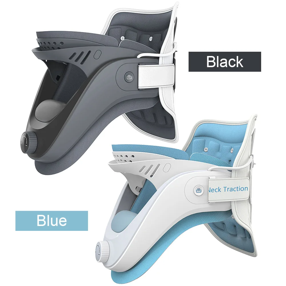 Ergonomic Neck Stretcher Adjustable Neck Brace with Airbag Support Neck and Shoulder Relaxer Gifts for Men/Women/Dad/Mom/Him/Her