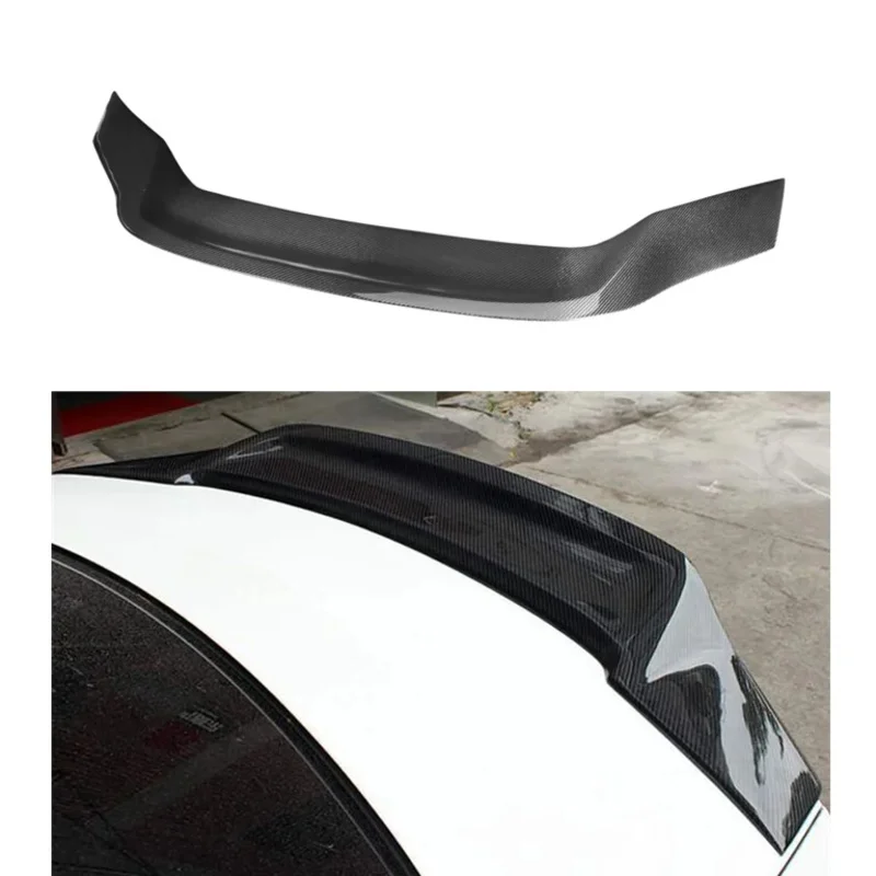 For Mercedes-Benz W238 C238 E Class Coupe 2018+ R Style Carbon Fiber Rear Trunk Spoiler
