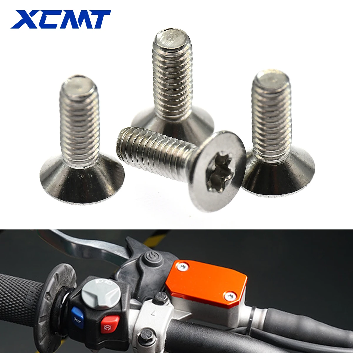 For KTM Front Brake Reservoir Cover Screws EXC SX SX-F XC XC-F EXC-F 125-530 For Suzuki RM80 85 125 250 RMZ RMX 250 DR250R Parts