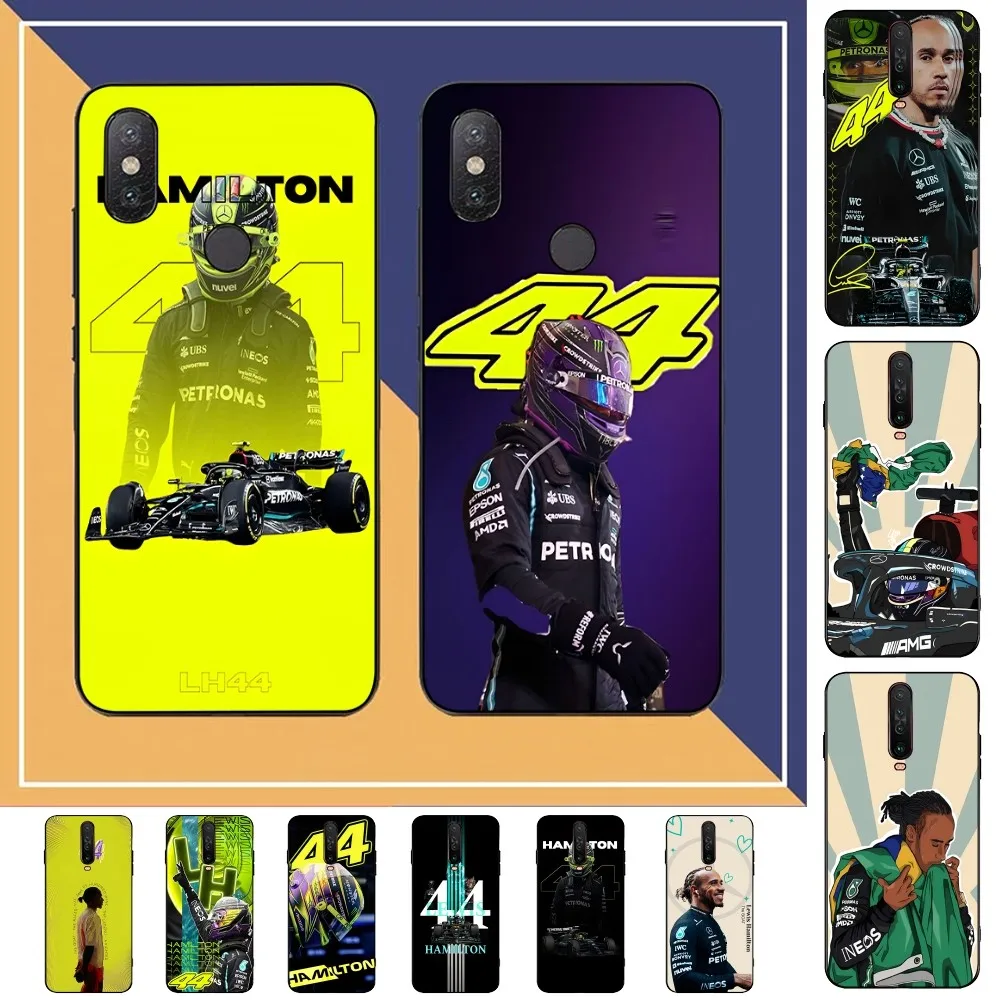 L-Lewis H-Hamilton 44 F-F1 Phone Case For Redmi Note 4 X 5 A 6 7 8 T 9 9S 10 11 11S 11Epro Poco M3 Pro