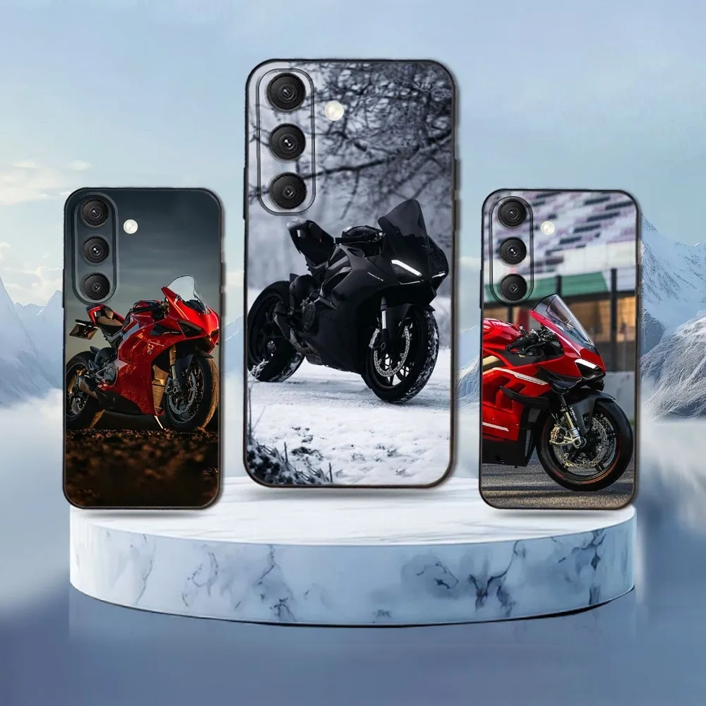 

Motorcycle P-Panigale v4 Phone Case For Samsung Galaxy S25,S24,S21,S22,S23,S30,Ultra,S20,Plus,Fe,Lite,Note,10,9,5G Black Cover