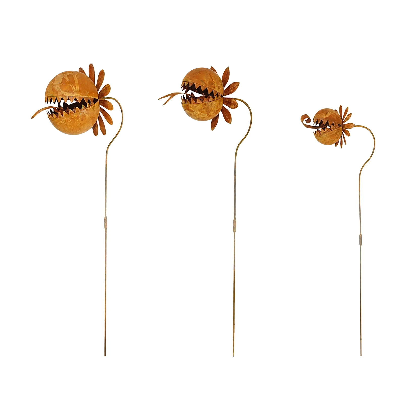 Carnivorous Plant Stakes Non-Fading Venus Fly Trap Garden Stakes Venus Flytrap Yard Art Decor for Halloween Gothic Decoration